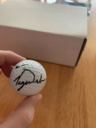 Tiger Woods Signed Nike Golf Ball Autograph
