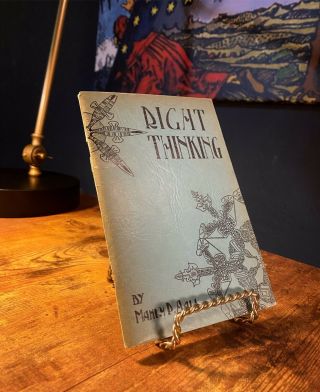 Right Thinking By Manly P.  Hall Vintage Pamphlet Occult,  Esoteric,  Mystic