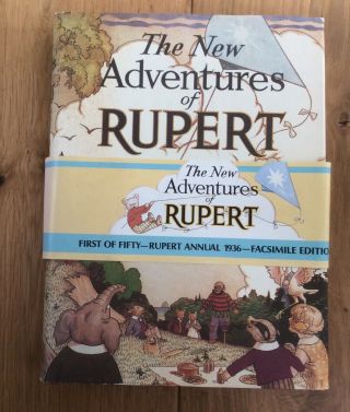 Adventures Of Rupert Facsimile Annual Book 1936 V Vgc