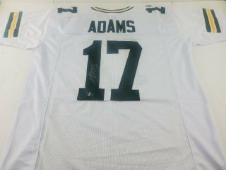Davante Adams Green Bay Packers Signed Custom White Jersey