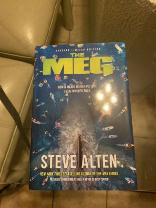The Meg Anniversary Edition Signed By Steve Alten