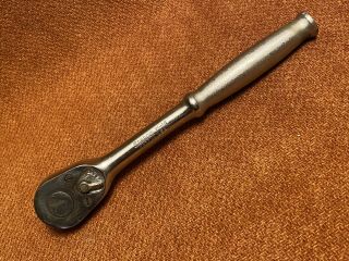 Vintage Snap - On Tools Usa 1/2 " Drive Ratchet 71 - 10 Socket Wrench Pat.  No.  1854513