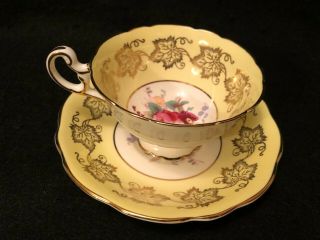 Vintage Eb Foley 1850 Fine Bone China Made In England Tea Cup & Saucer