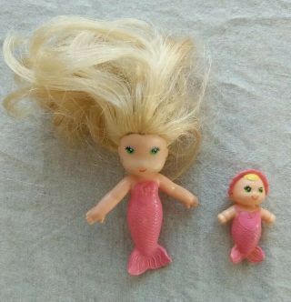 Vintage Kenner 1979 Sea Wees Sandy Baby Star Pink With Blonde Hair Mermaid