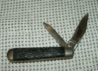 Estate Vintage Queen City 2 Blade Folding Pocket Knife 22