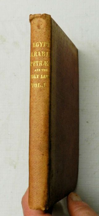 1838,  Vol 1 (of 2),  Incidents Of Travel In Egypt,  Arabia.  Holy Land,  Hb Map G