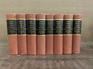 Public Papers Of The President Dwight D.  Eisenhower 8 Volumes 1953 - 1961