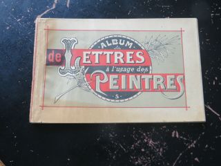 Album De Lettres A L Usage Des Peintres,  Paris Ca: 1920,  16 Plates Of Letters 5