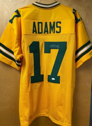 Davante Adams 17 Signed Packers Football Jersey Autograph Auto W/ Jsa Sz Xl