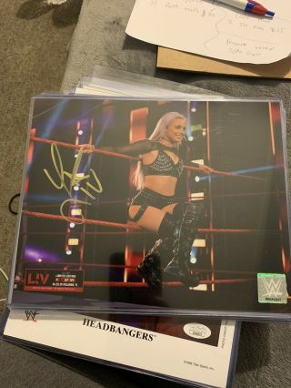 Wwe Liv Morgan Hand Signed Autographed 8x10 Exclusive Limited Edition Photo