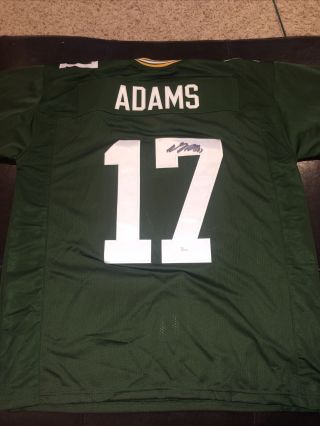 Davante Adams Signed/autographed Green Green Bay Packers Jersey Jsa Auten