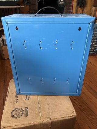Vintage Akro Mils Metal 50 Drawer Cabinet Organizer Storage Box Bins Parts 2