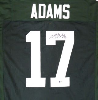 Green Bay Packers Davante Adams Authentic Autographed Signed Green Jersey 177493