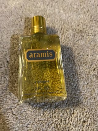 Vintage Aramis Cologne Bottle 2 Fl.  Oz.  Splash