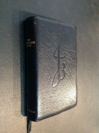 The Jerusalem Bible 1968 Black Leather Readers Edition (doubleday)