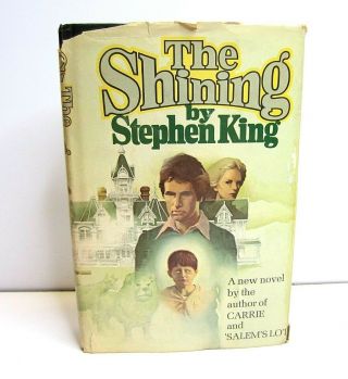Vintage Book The Shining Stephen King Doubleday 1977 Hardcover Book Club 1st Ed