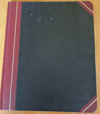 Vintage Boorum & Pease Account Book Ledger 1602 1/2 - 150,  80 Pages 12 - 1/2 X 10