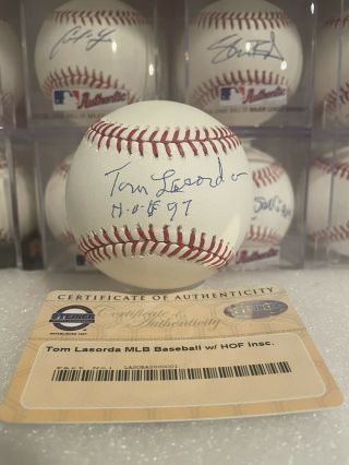 Tommy Lasorda Signed Autographed Baseball Hof 97 Steiner Sports Authenticated