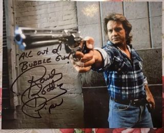 Signed Rowdy Roddy Piper They Live 8x10 Autographed Auto Wwf Wwe