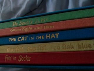 Vintage Set (5 Books) Dr.  Suess ' s Beginner Book Classics Softcover Wrap HB Books 3