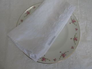 Rachel Ashwell Shabby Chic Couture Tm Vintage Dish And Lace Inset Napkins