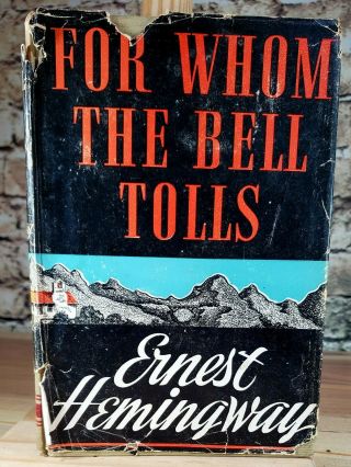 1940 Vintage For Whom The Bell Tolls By Ernest Hemingway