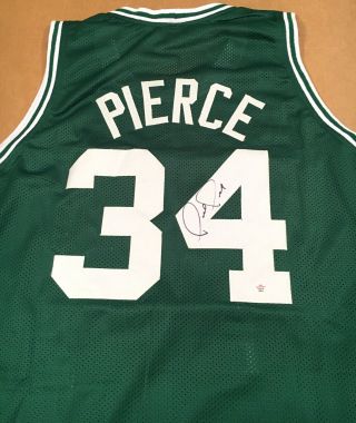 Paul Pierce Boston Celtics Autographed Signed Jersey Xl