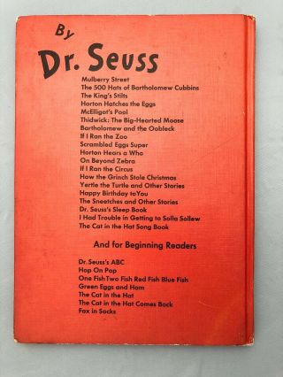 Dr Seuss McELLIGOT’S POOL (1947) 1ST FIRST EDITION (colored cover) 2