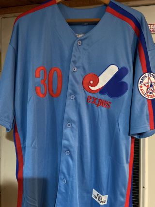 Tim Raines Xl Signed Autographed Jersey Montreal Expos