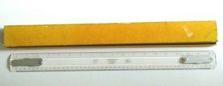 Vintage Dietzgen Drafting Machine Scale Ruler 4633 - 18g Clear Plastic