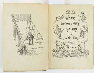 1924 First Edition/second Printing: When We Were Very Young.  A.  A.  Milne