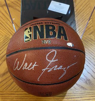 Walt Frazier Autographed Basketball - Steiner Authenticated