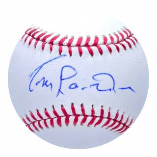 Tommy Lasorda Signed Auto Omlb Baseball Psa Dna Certified Dodgers Hof Manager