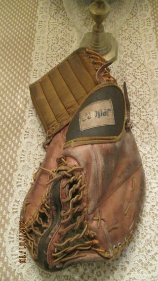 Vintage Cooper Goalie Catching Glove Left Hand Man Cave? Gm21? Not For Use