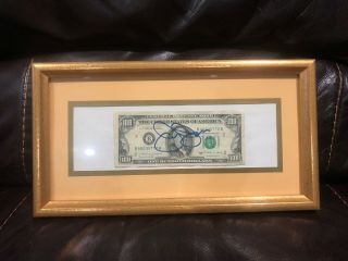 Jerry Jones Autograph Dallas Cowboys $100 Dollar Bill Signed