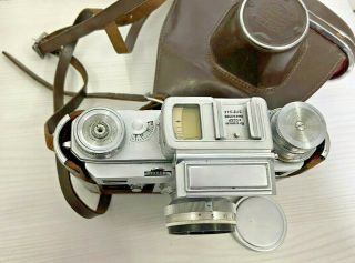 Kiev Vintage Rangefinder Film Camera USSR Soviet Union,  Jupiter 8M,  Case 3