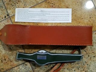 Vintage Elcometer Magnetic Coating Thickness Gauge with leather case and instr. 3