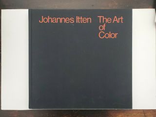 The Art Of Color - Johannes Itten - No Dust Jacket