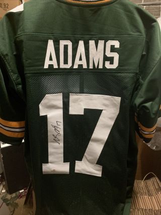 Davante Adams Green Bay Packers Signed Autographed Football Custom Jersey