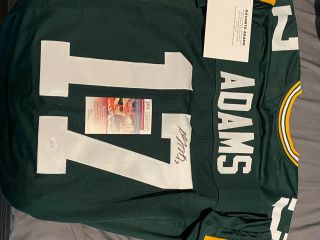 Davante Adams Autographed/signed Jersey Jsa Green Bay Packers