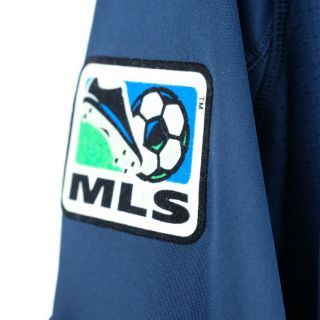 Vtg 2008 Adidas LOS ANGELES GALAXY Soccer sz XL Long Sleeve Jersey Blank Blue 3