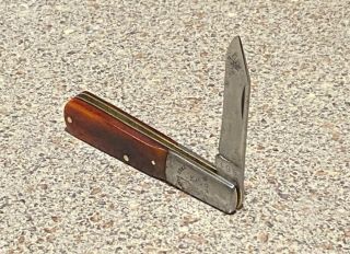 Vintage Boker Pocket Knife - Barlow Tree Brand Red Bone 495 Every Day Carry.