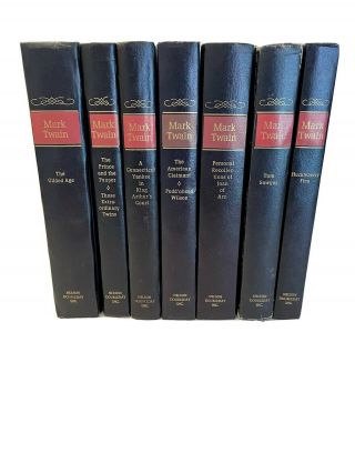 The Complete Novels Of Mark Twain,  7 - Vol Set,  Nelson Doubleday Hc Used:vg,  1960