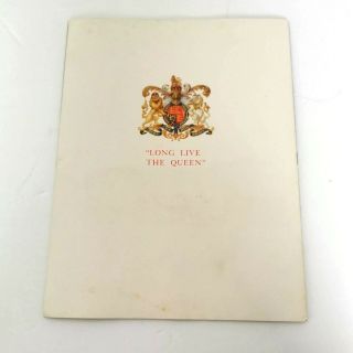 Weston Bakery Queen Elizabeth Coronation 1953 Souvenir Book Postmarked Envelope 3