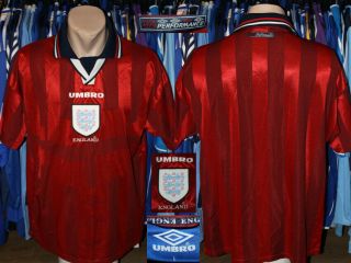 Vintage England Umbro 1997/1999 Away Jersey Shirt Camiseta Maglietta Trikot