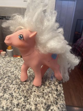 1980s Vintage G1 My Little Pony Perfume Puff Sweet Lilly Hair Lily