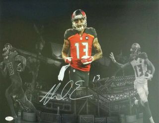 Mike Evans Signed Autographed 16x20 Tampa Bay Buccaneers Jsa