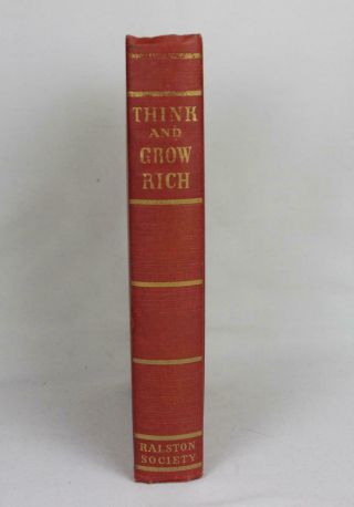 Napoleon Hill THINK AND GROW RICH 1952 RARE how success wealth riches Carnegie 2