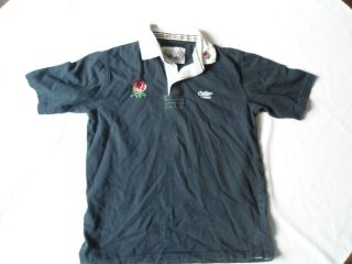 Vintage England Cotton Traders Rugby Jersey Shirt Size Med