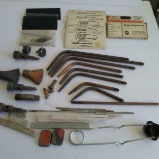 Welding Group Of Tools Torches Lens Parts Vintage